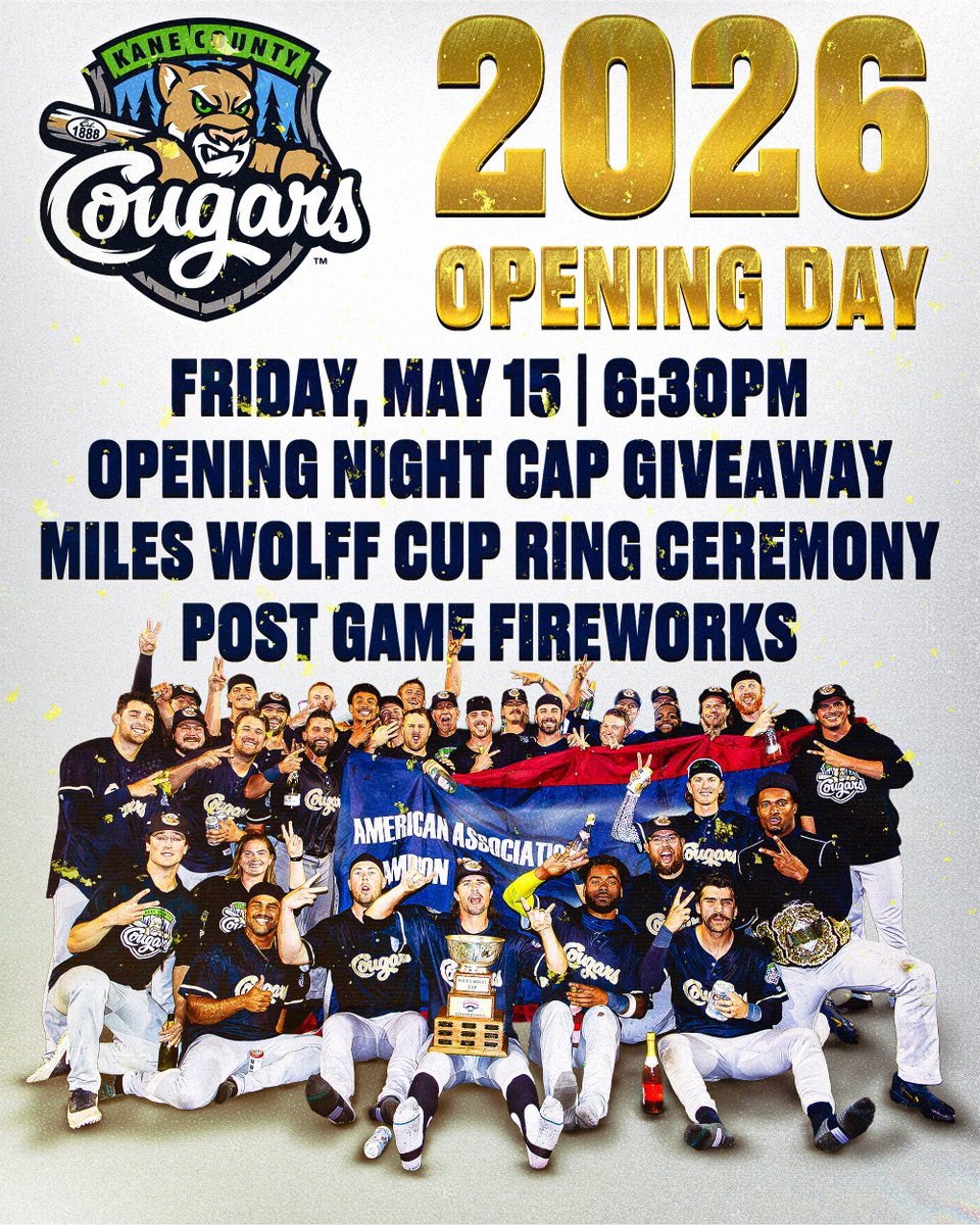 Kane County Cougars tweet media