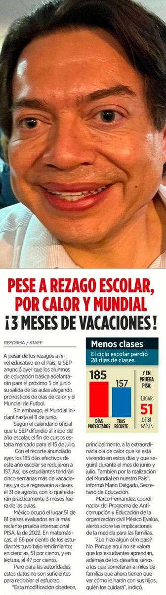 Inconcebible que a 24 horas de la estulticia del mega pendejo de <a href="/mario_delgado/">Mario Delgado</a> nadie en la <a href="/SEP_mx/">SEP México</a> salga a dar la cara para explicar la estúpida decisión de recortar el ciclo escolar, ello refleja el nivel del desgobierno de <a href="/Claudiashein/">Claudia Sheinbaum Pardo</a>  <a href="/lopezdoriga/">Joaquín López-Dóriga</a>