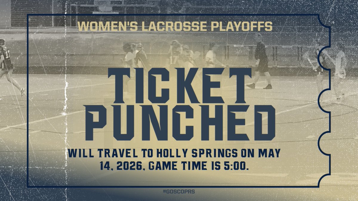 ScorpTown's tweet photo. Women's Lacrosse received a first-round bye, being seeded at #11, and will travel to Holly Springs on May 14th at 5:00. https://t.co/USY1mRt8mU