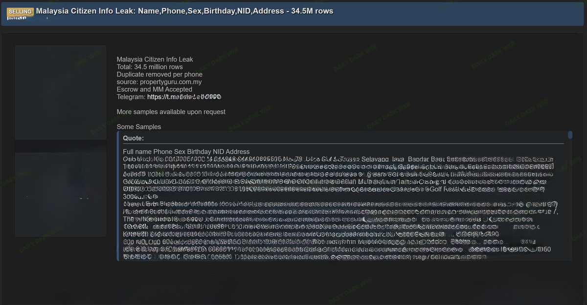 Dark Web Intelligence tweet media