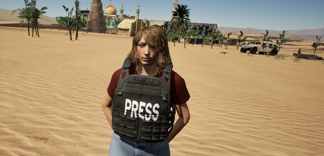 DelbellzVA's tweet photo. 🌟 ROLE ANNOUNCEMENT 🌟            

I am thrilled to announce that I will be voicing in this action-packed 3D shooter game called "Curse of Baghdad" as Bridgette Baker, a curious, compassionate, and a brave war journalist 📝💥

I just want to thank this incredible game development team at @hexonine for inviting me back on to collaborate with you all on this exciting new game project! 🙏

Look forward to more details as we embark on this new journey! 🙌