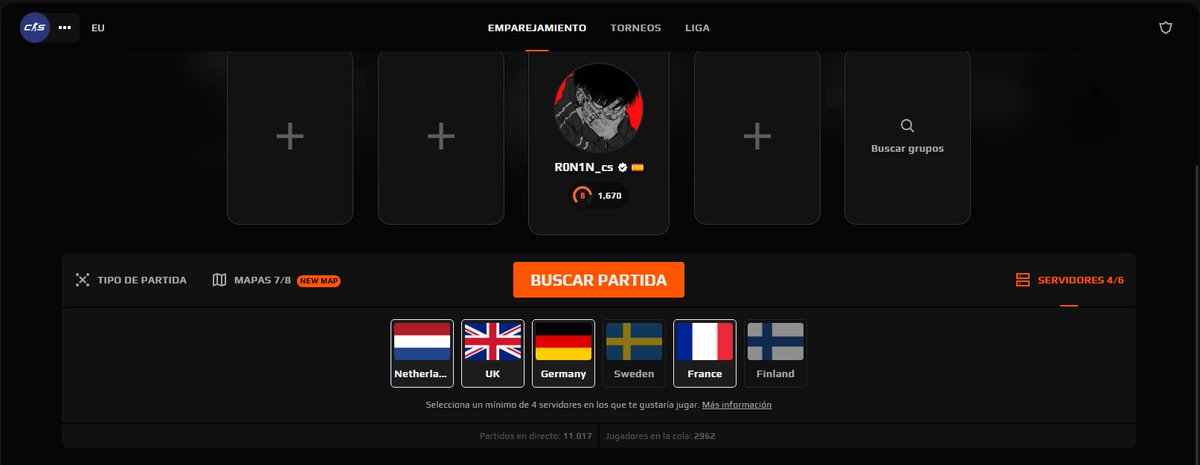 R0NINCS's tweet photo. @FACEIT @FACEIT_Darwin why do I get a russian server when I'm unable to select it in the menu

https://t.co/xtP2mXjzrS https://t.co/fT7IhsjEDJ