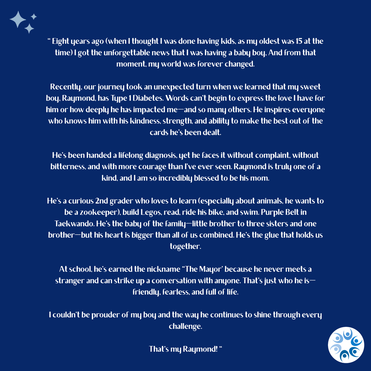 the_jdca's tweet photo. 🌟T1D Warrior of the Week: Raymond🌟​
​
💙 Raymond's story, and the many others like his, fuel our determination to drive cure-focused advocacy forward. These personal journeys remind us why we must keep pushing until a cure is found.
​
🔗 Support our T1D kids today by donating here: https://t.co/71JdRiTBCR