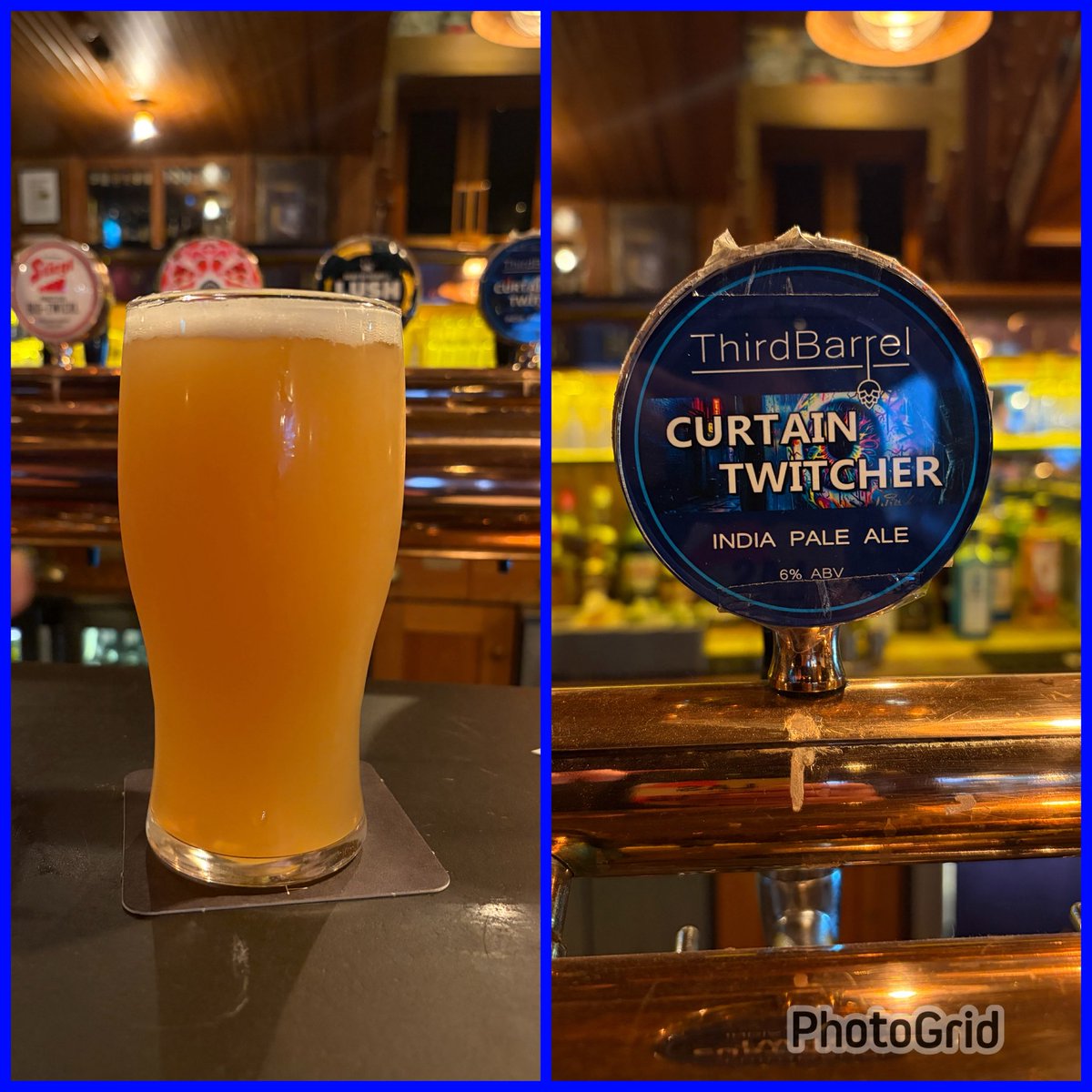 LennardRamone's tweet photo. @ThirdBarrelbrew Curtain Twitcher IPA is going down nicely at @portertemple 
😎👍🏻🇮🇪🍻
#drinklocal https://t.co/SEh7clO2lw
