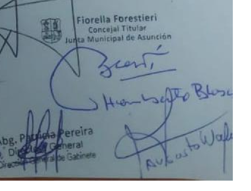 Augusto Wagner, firmando el pedido de "extraordinaria" para "rechazar" el balance ha de ser la mas farsa mas grande la historia municipal de Asunción.

JAJAJAJAJAJAJAJAJJAA !!!

25 AÑOS WAGNER DESTRUISTE ESA MUNICIPALIDAD!!

APROBASTE TODOS LOS BALANCES
APROBASTE TODOS LOS BONOS