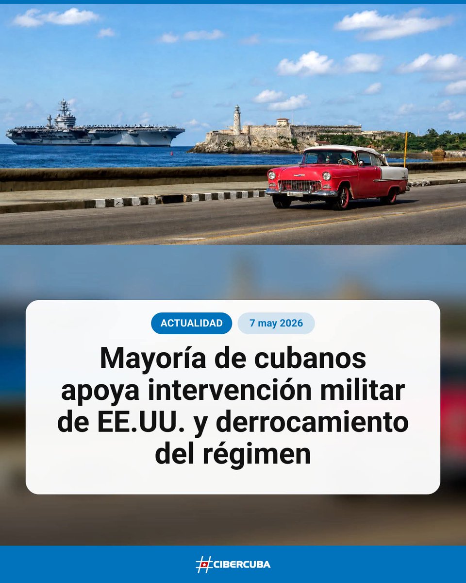 El 96% de los cubanos desea una intervención militar a Cuba