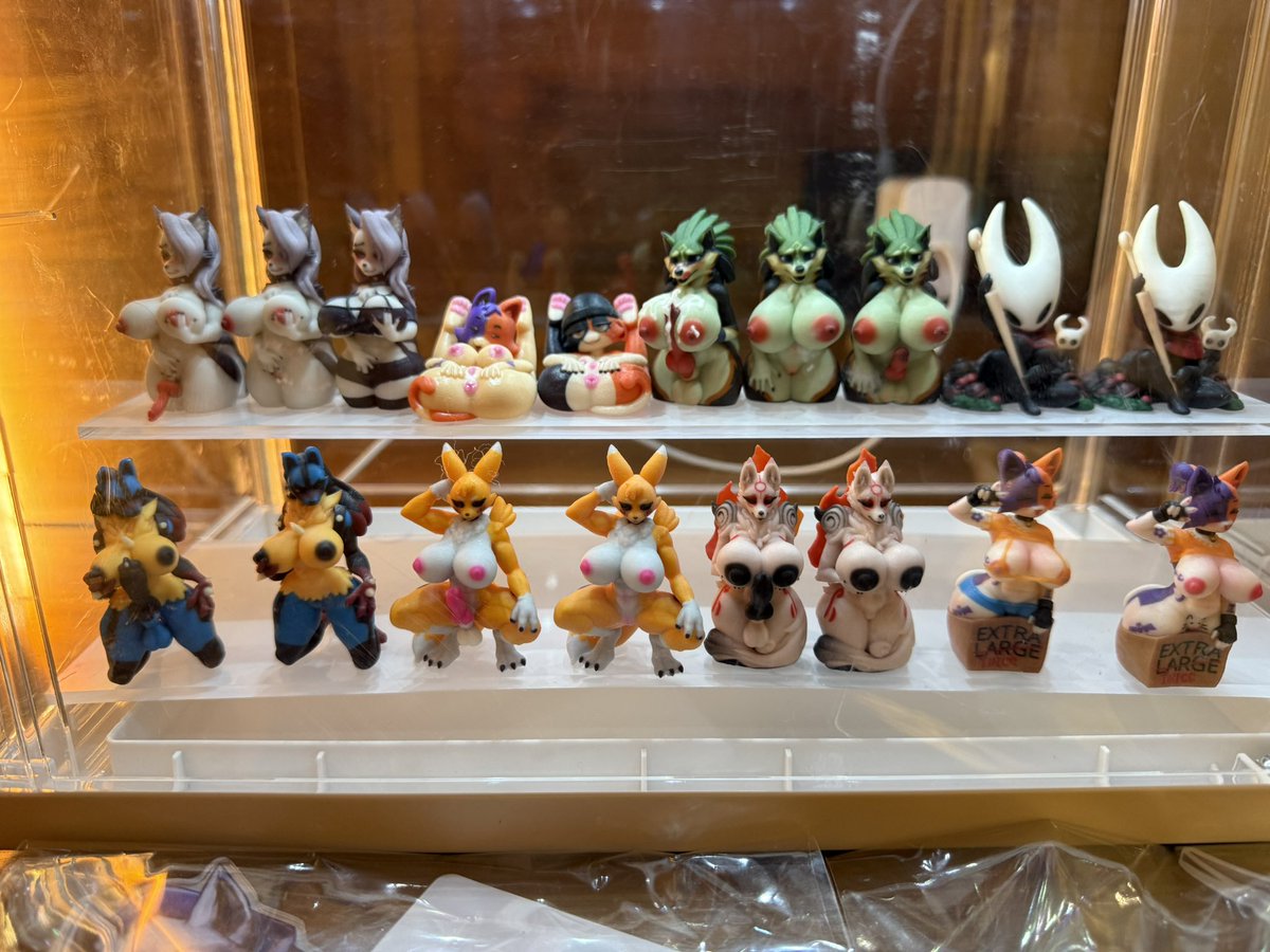 Look at all these minis ready to be released tmw at the midnight festival at fwa!