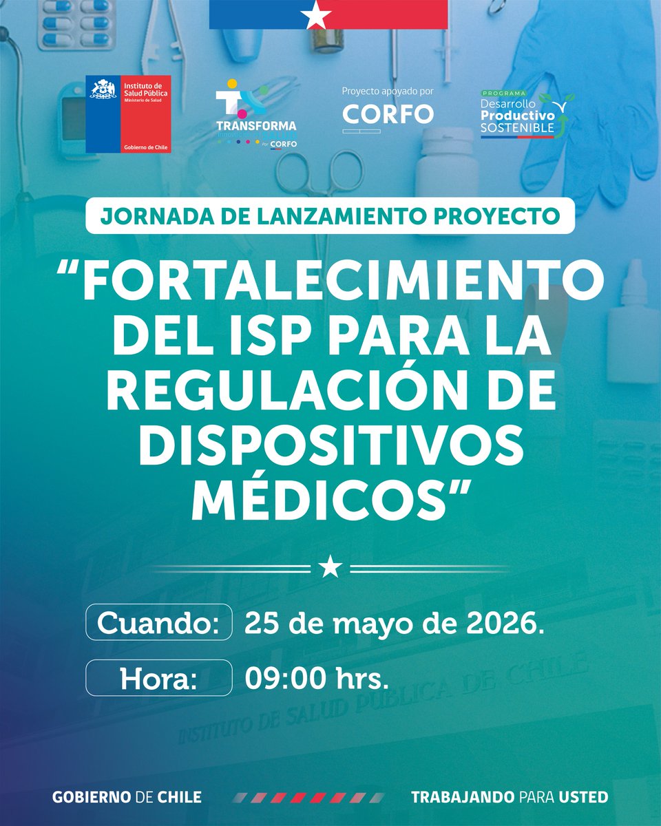 Instituto de Salud Pública de Chile tweet media