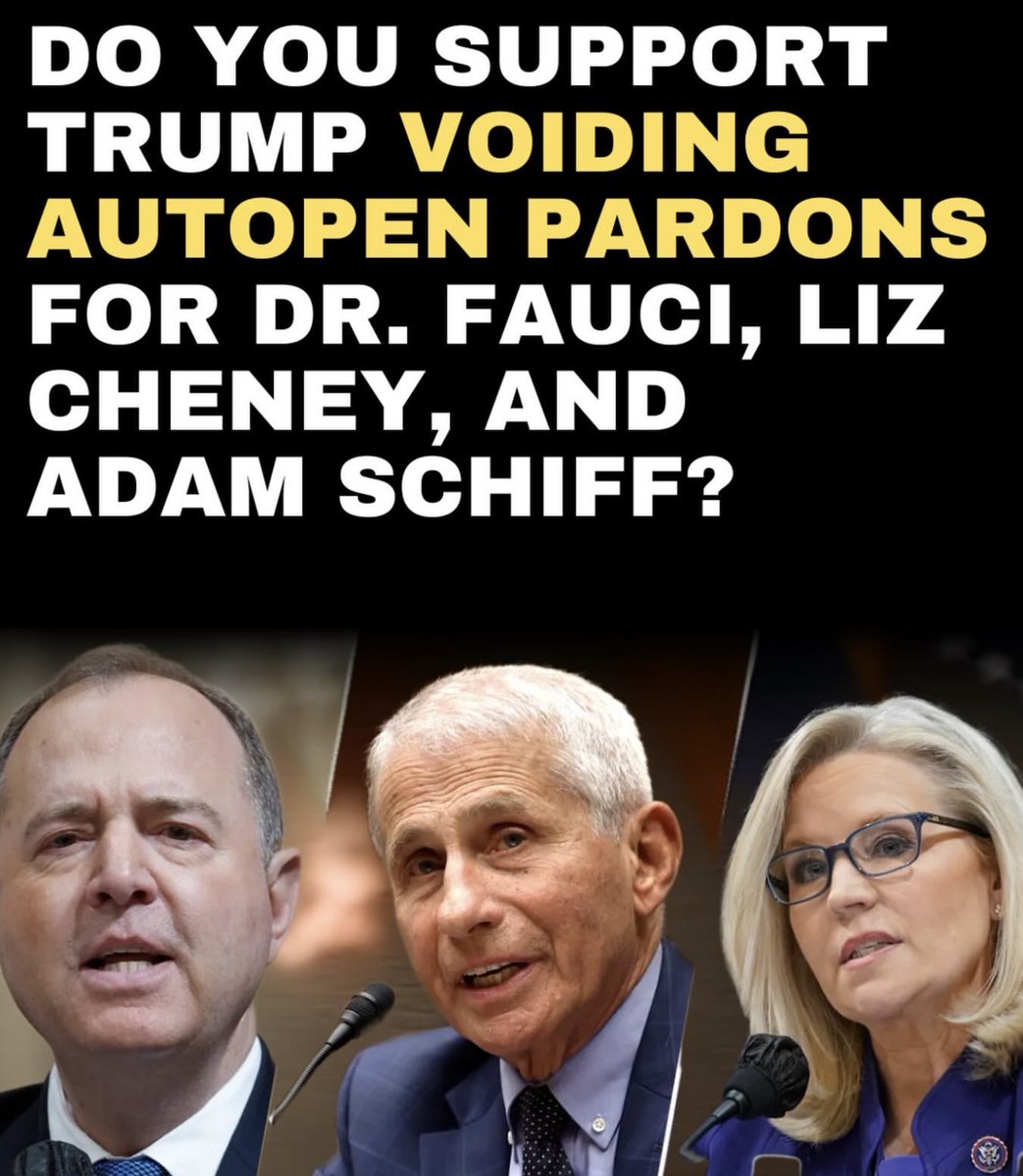 Luna_Jones79's tweet photo. Do you support Trump voiding autopen pardons? https://t.co/KSneqPhIXI
