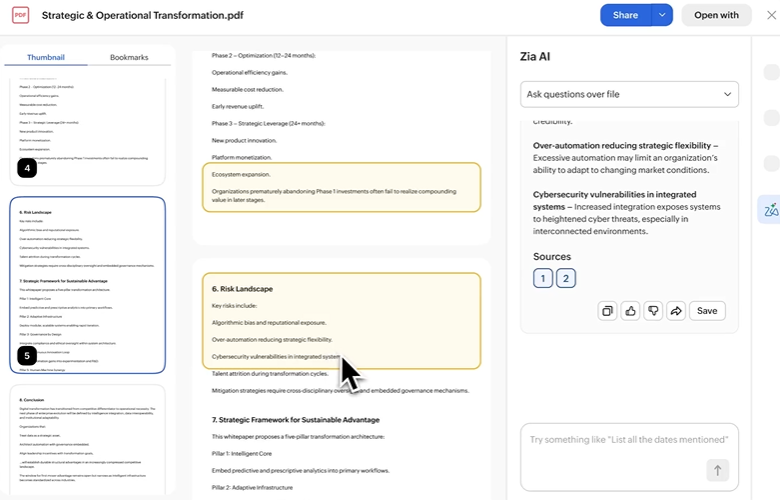 InterConnectaes's tweet photo. 📁 Zoho WorkDrive suma experiencia conversacional
Haz preguntas y accede a la información en segundos.
👉 Conoce más: https://t.co/2oAI8HxKkh 

#Zoho #WorkDrive #Productividad #IA #GestiónDocumental https://t.co/xSKtmtUQ9o