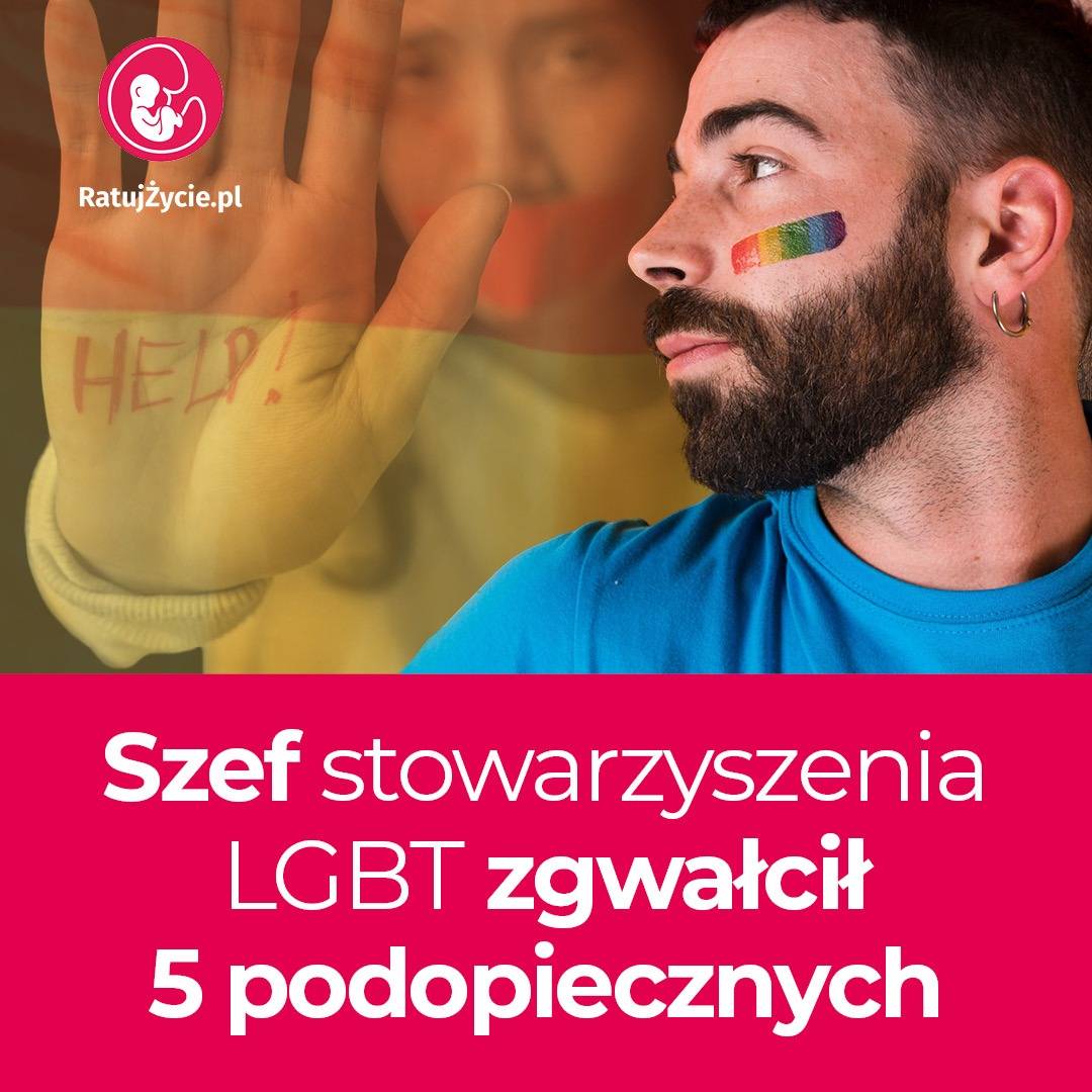 ratujzycie_pl_'s tweet photo. Szef stowarzyszenia LGBT zgwałcił 5 podopiecznych.

https://t.co/UrOE11HK9I

Jesteście zaskoczeni? https://t.co/EtI8dwOgQS
