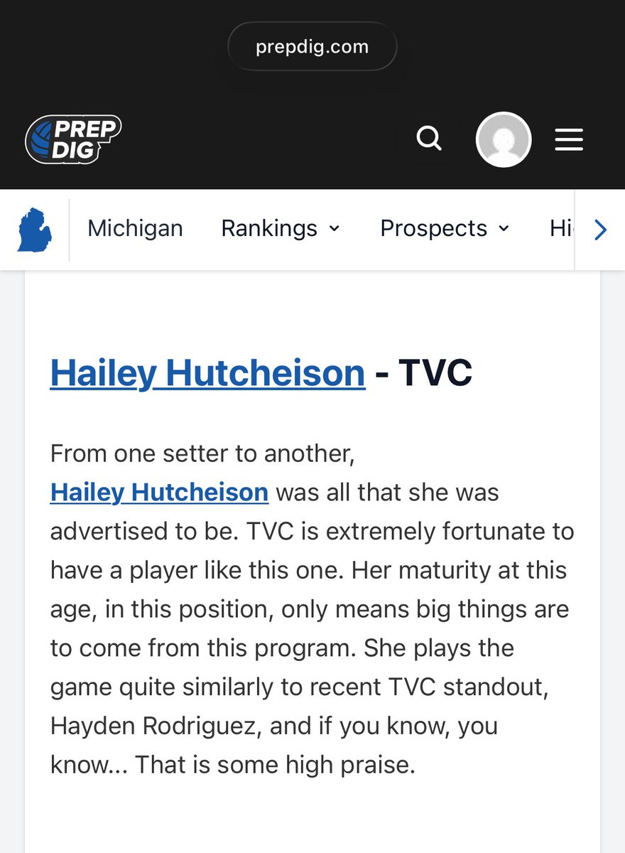 HaileyHutch2029's tweet photo. Thank you @PrepDig for the kind words! What a compliment!
Shoutout to my teammates Isla and Annabelle for also being mentioned!
@PrepDigOhio @PrepDigMI @ToledoVBC
https://t.co/xuArfGPPP6 https://t.co/KvaiQvd3aS