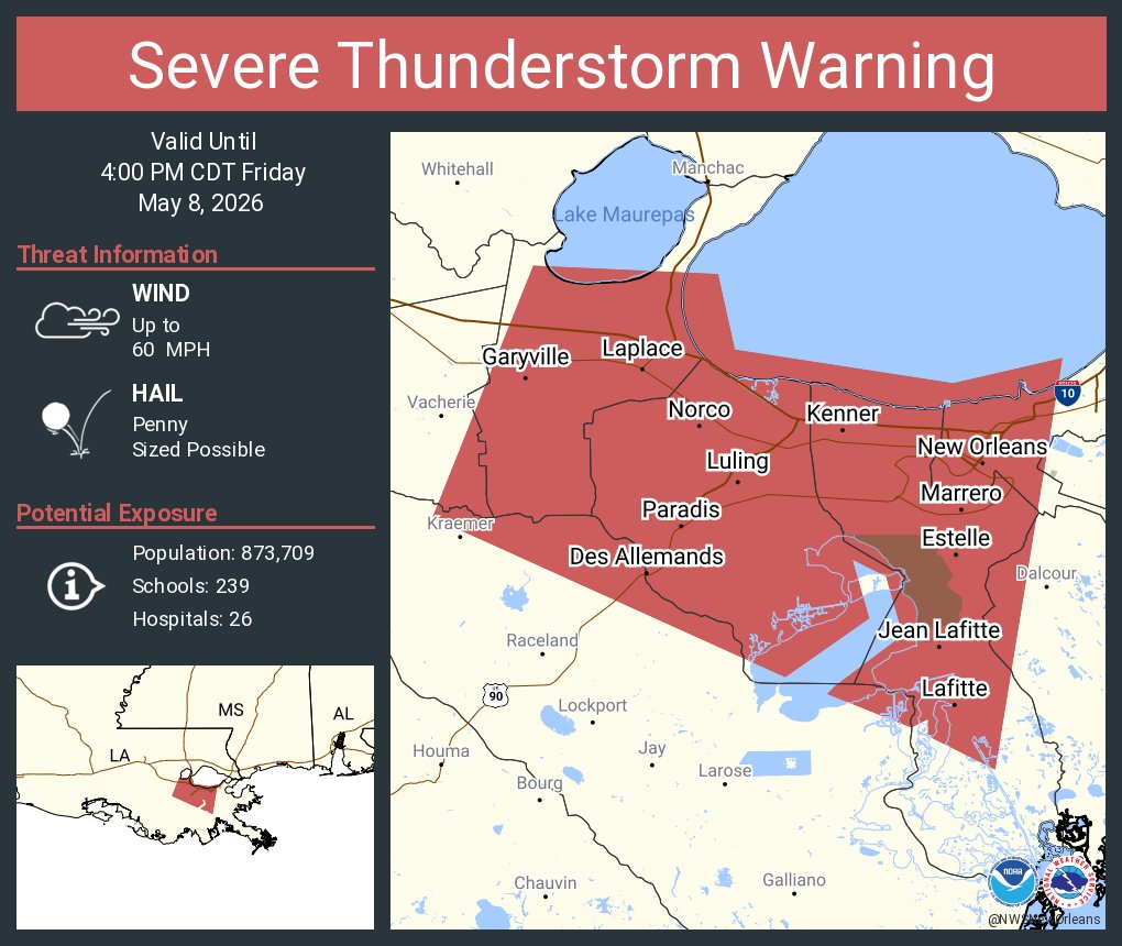 NWS New Orleans tweet media