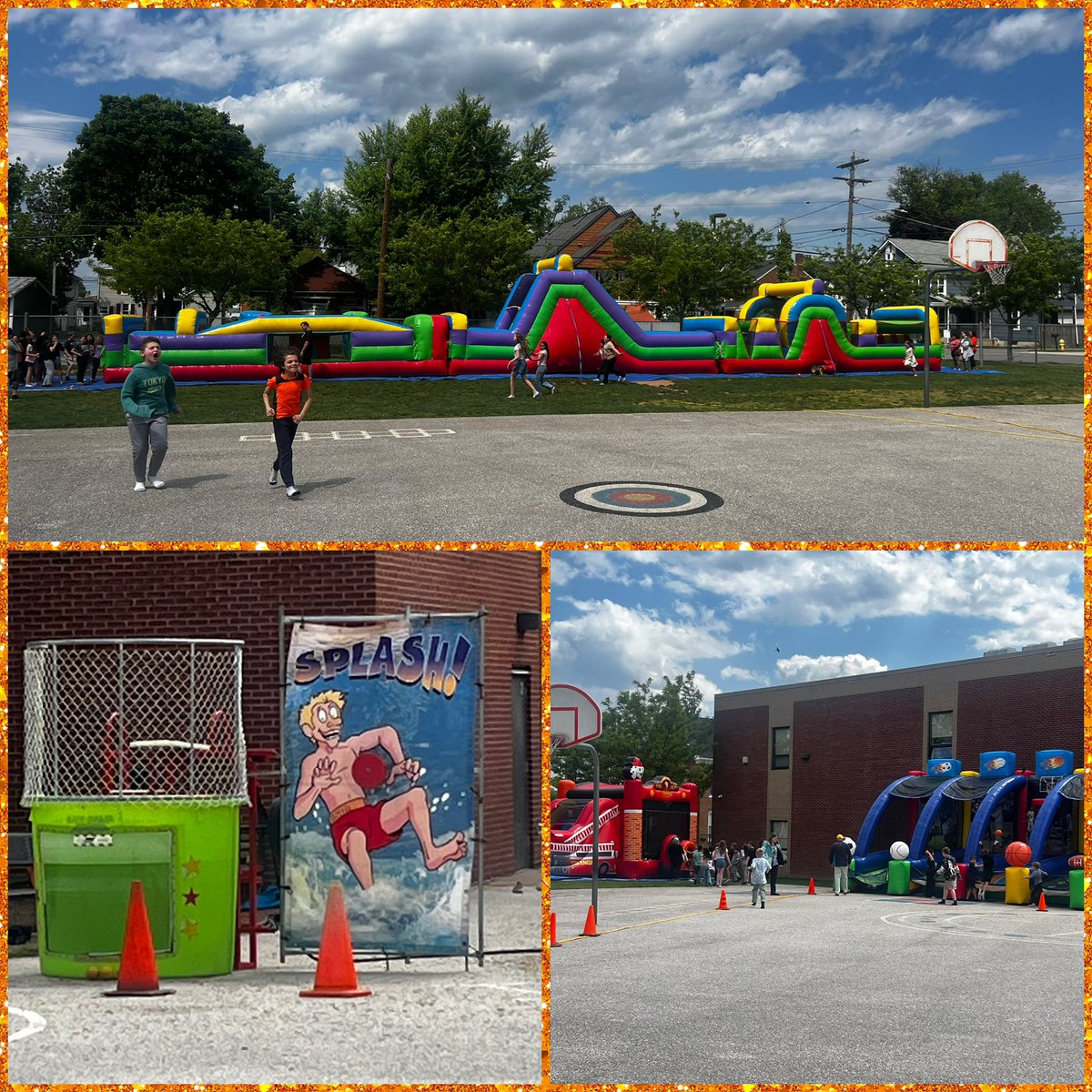HanStElem's tweet photo. After School Celebration! Bounce Houses, Obstacle Course, Dunk Tank, Book Fair, and food trucks! 3:45-6:30 pm! https://t.co/yPPgf2CM3y