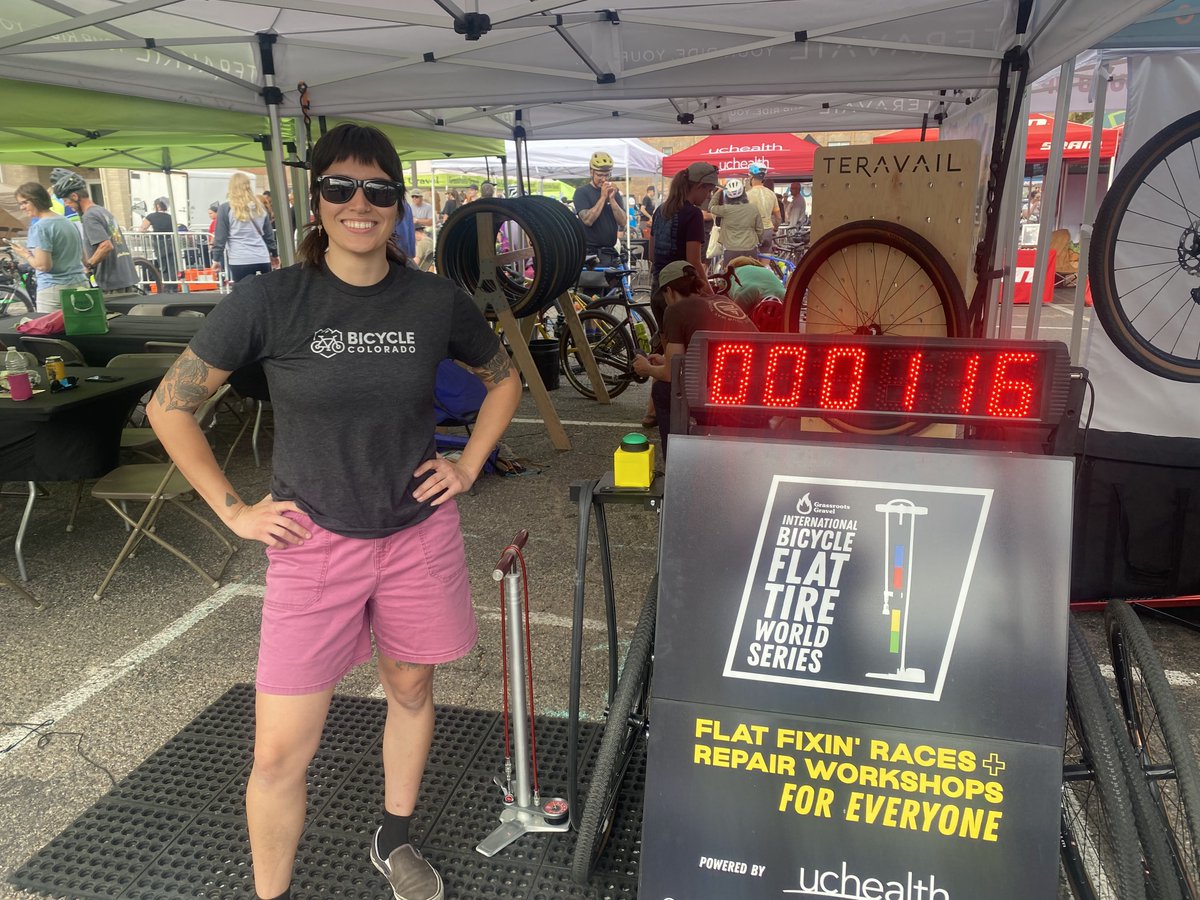 BicycleColo's tweet photo. Something powerful happens when someone rides a bike for the first time.

Our education volunteers make that moment possible, teaching kids and adults how to ride.

Want to share the joy of biking? Become a Bicycle Colorado education volunteer. 🚲 https://t.co/aHnwglg4s7 https://t.co/uYXiD9BKUI