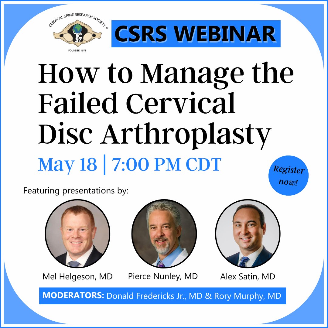 Cervical Spine Research Society tweet media