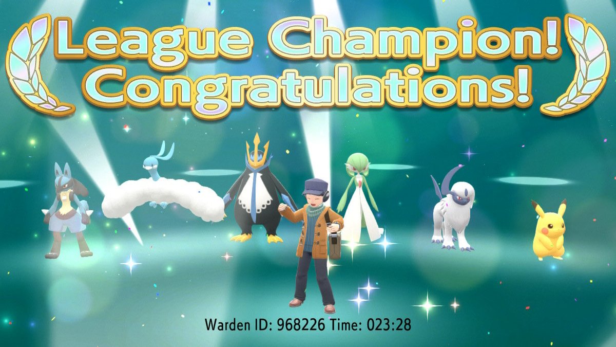WardTTV's tweet photo. Sinnoh Champion👑 

Now onto Paldea! https://t.co/pgVpIphfR2