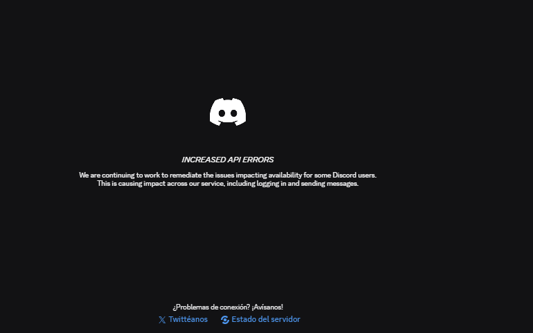 ScCovid's tweet photo. A alguien más le sale esto en discord? https://t.co/HKlYPD9ROd