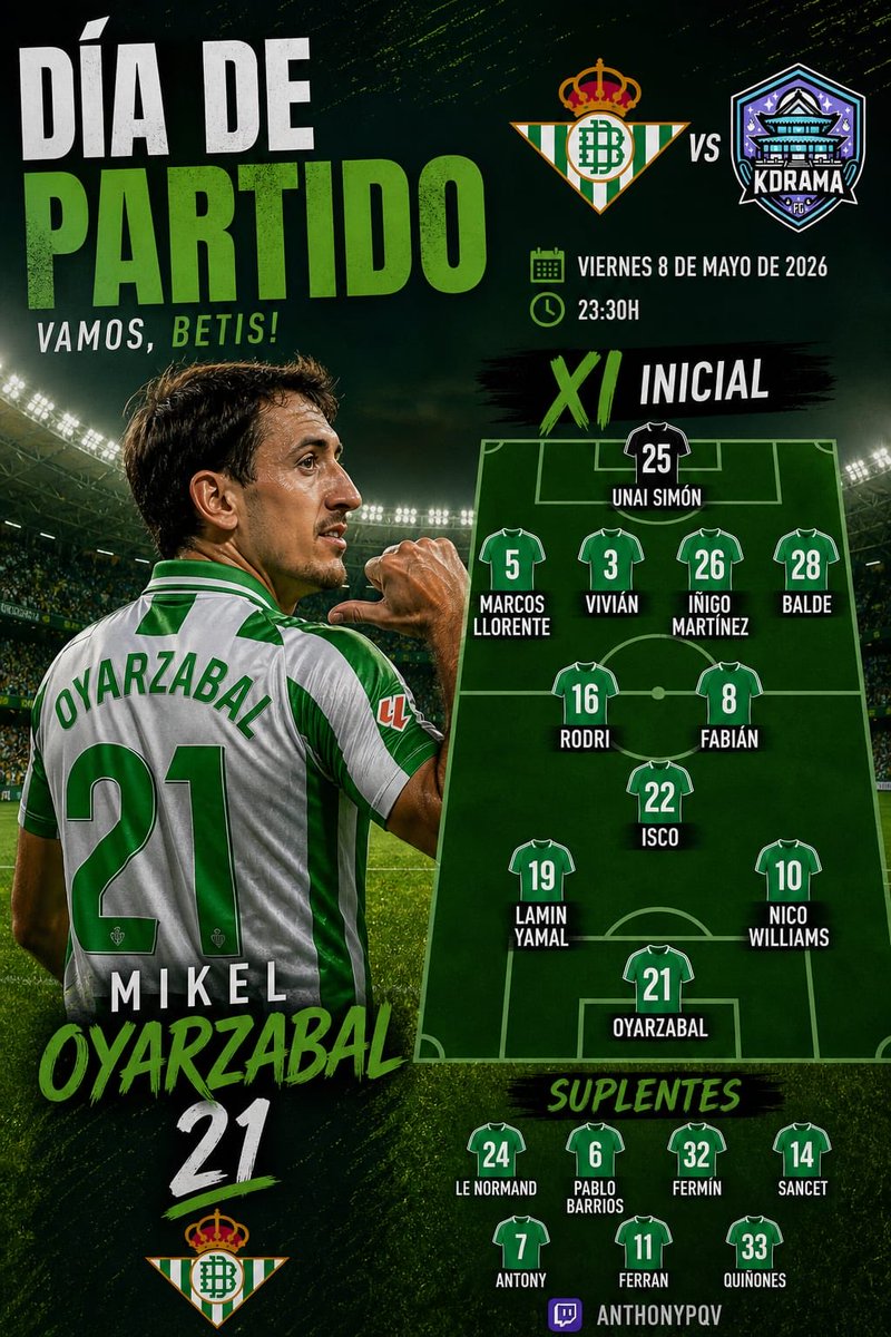 AnthonypqvFC's tweet photo. Vamos de nuevo a por elloooo. Partido de los que gustan https://t.co/XLLuQk53mL