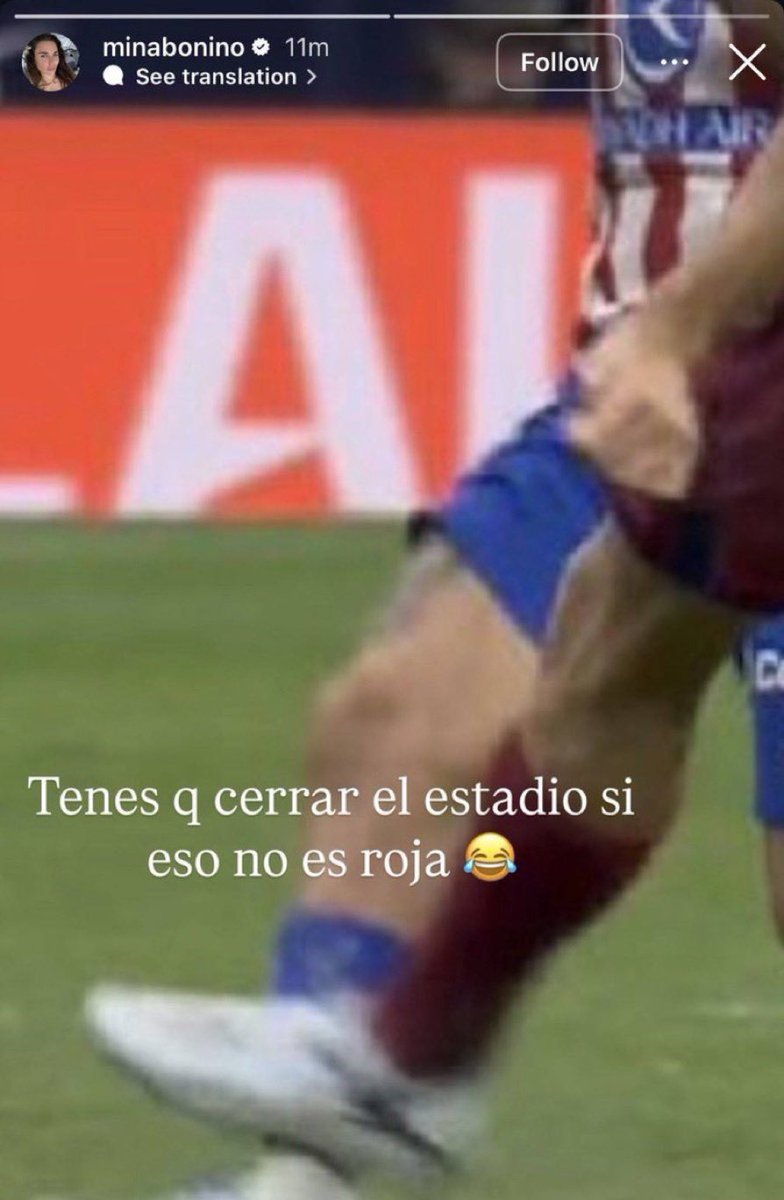 La tipa se ofende y a ella le gusta la polémica cuando se puso a publicar historias de un partido donde no estaba jugando el pajarraco