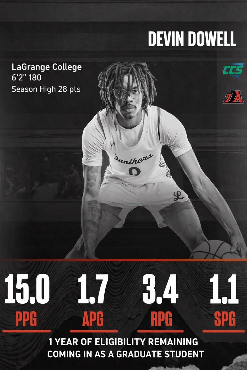 ddowell_8's tweet photo. I am currently still available! Looking for the opportunity to play at the next level. 
🚨
1 year of eligibility 
Height: 6’2  Weight:175 
1st team All-Conference CCS
Stats:15.0 PPG 1.7 APG 3.4 RPG 1.1 SPG
6 games with 20+ points 
Phone: (706)-402-2555 devinldowell@gmail.com https://t.co/lmAGe2iCcI