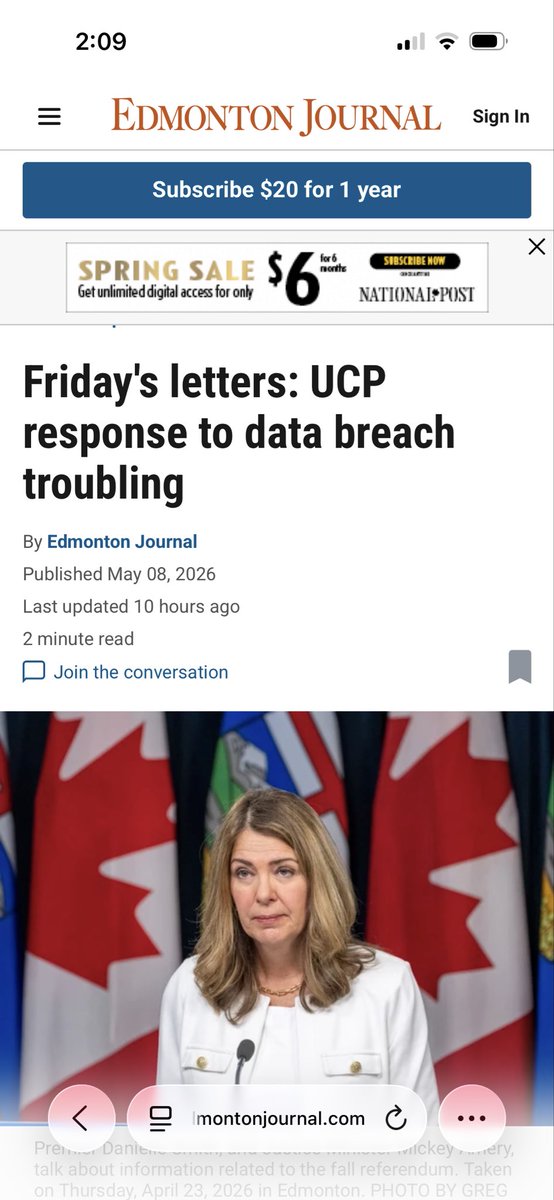 #ableg

Today: I did something <a href="/RickBellwrites/">rick bell</a> could NEVER do….

Publish a letter calling out Danielle Smith and her role in the data breach

Your move, Rick.