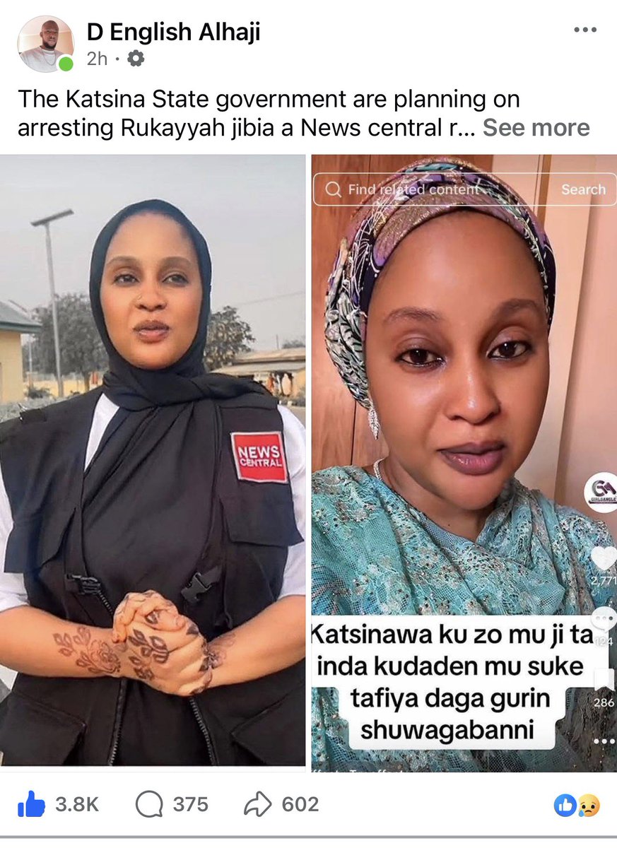 hon_umar_rimaye's tweet photo. Even though we are in the opposition and we criticize the Katsina State Government under the leadership of Governor Radda because, in our opinion, it is not fully on the right path to make Katsina State great, we must never lie or spread false narratives against the government.

Let me make this very clear, especially to @alhaji_666 and my big brother and leader, @sowore .

This lady, Rukayya Jibia, is not being targeted for arrest by the Katsina State Government because of criticism. She was invited by the Nigerian Police Force in connection with a reported case of alleged cyber-related fraud filed against her by an individual from Katsina State.

CC
@MSIngawa 
@Miqdad_Jnr 
@dikko_radda 
@PoliceNG