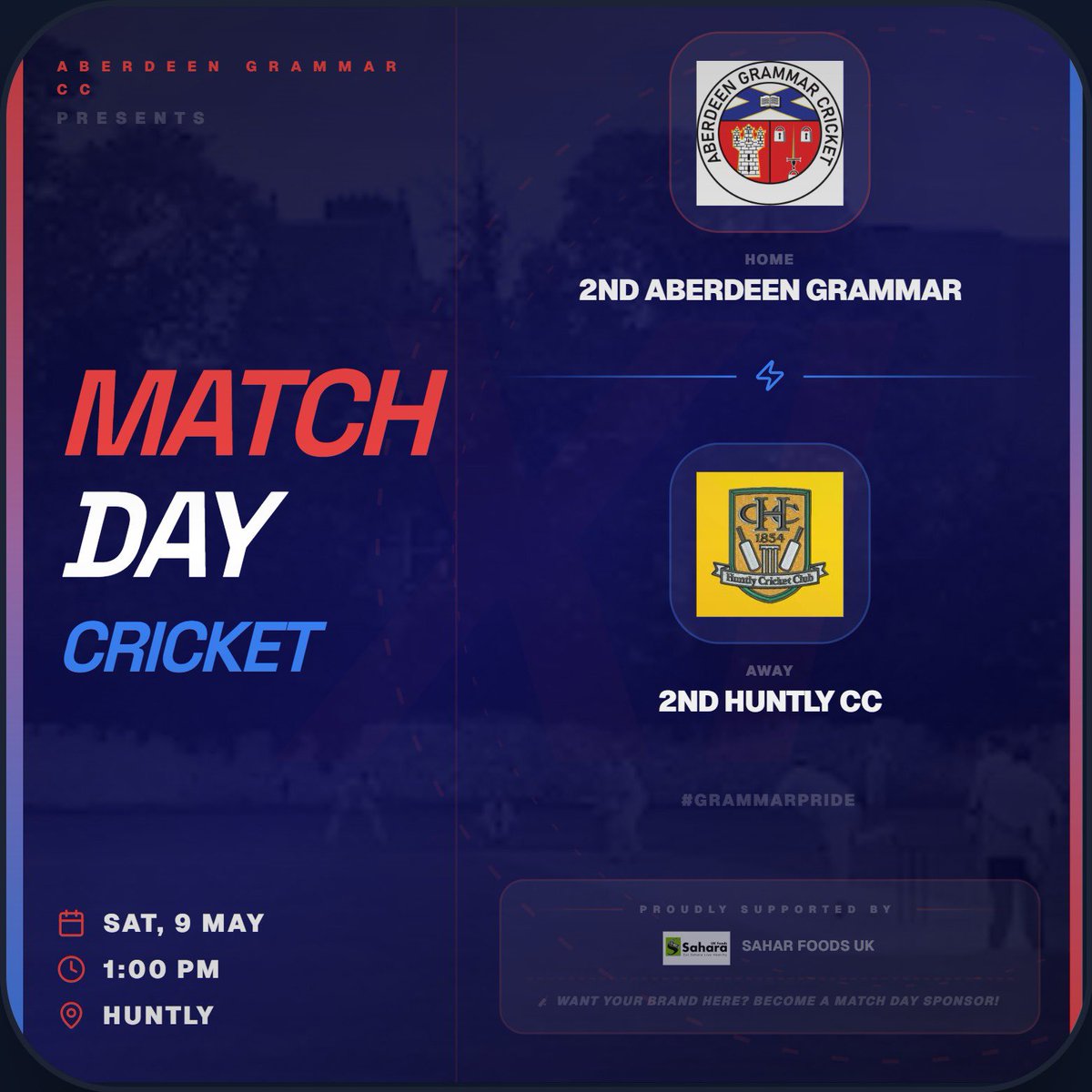 GrammarCricket's tweet photo. 🏏 Big weekend ahead for Aberdeen Grammar CC!

Saturday:
1st XI vs Crescent - Dunecht
📍 Rubislaw | ⏰ 1pm

2nd XI vs 2nd Huntly
📍 Huntly | ⏰ 1pm

Sunday:
3rd XI vs Methlick CC
📍 Rubislaw | ⏰ 1pm

Good luck to all 3 teams 💙🤍

#AberdeenGrammar #MatchDay #Cricket https://t.co/wPa2hEbEa1