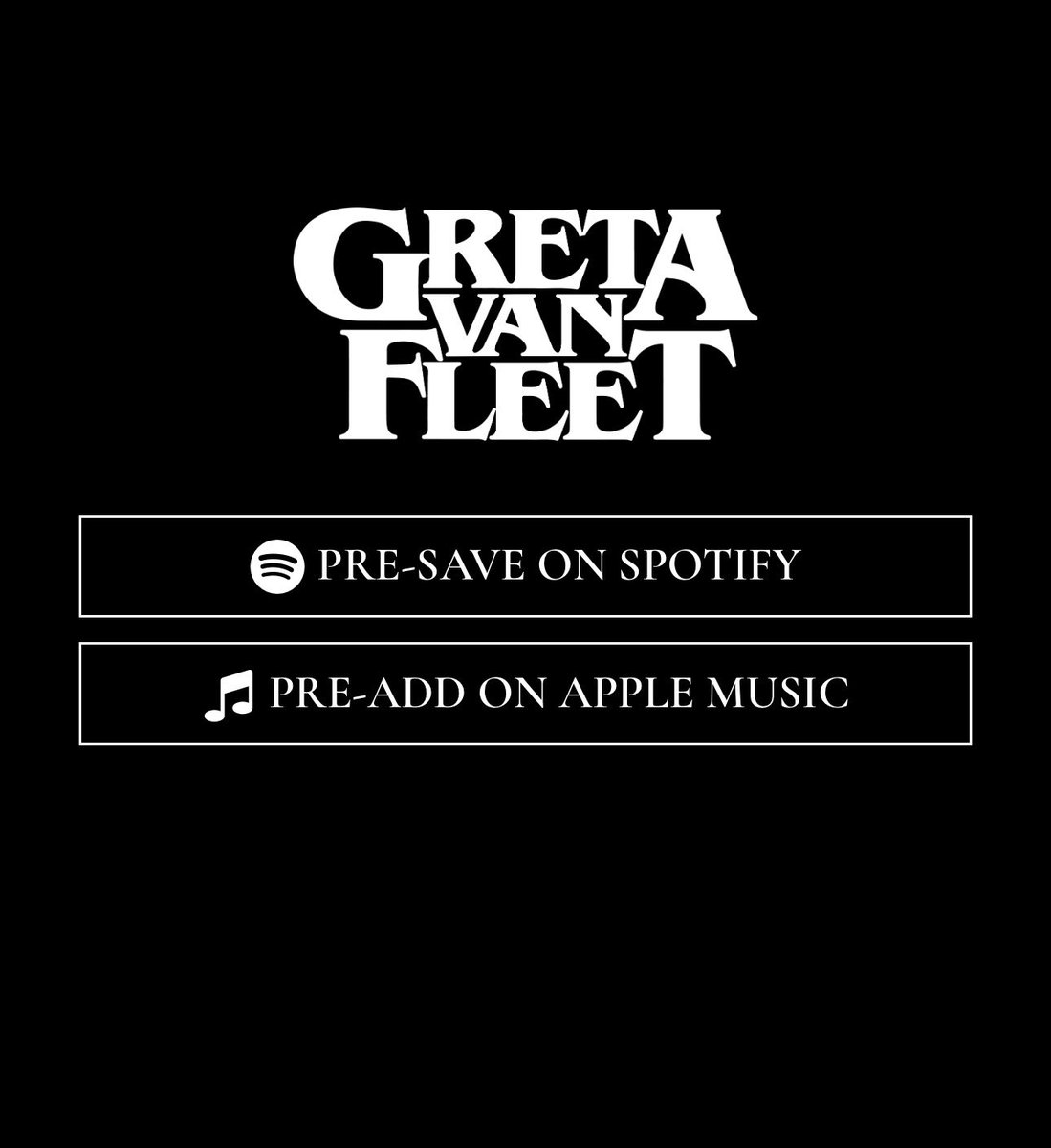 allthingsgvf's tweet photo. Greta Van Fleet has updated their profile and added a presave link! Welcome back! #GretaVanFleet https://t.co/O3qxIkIdkh