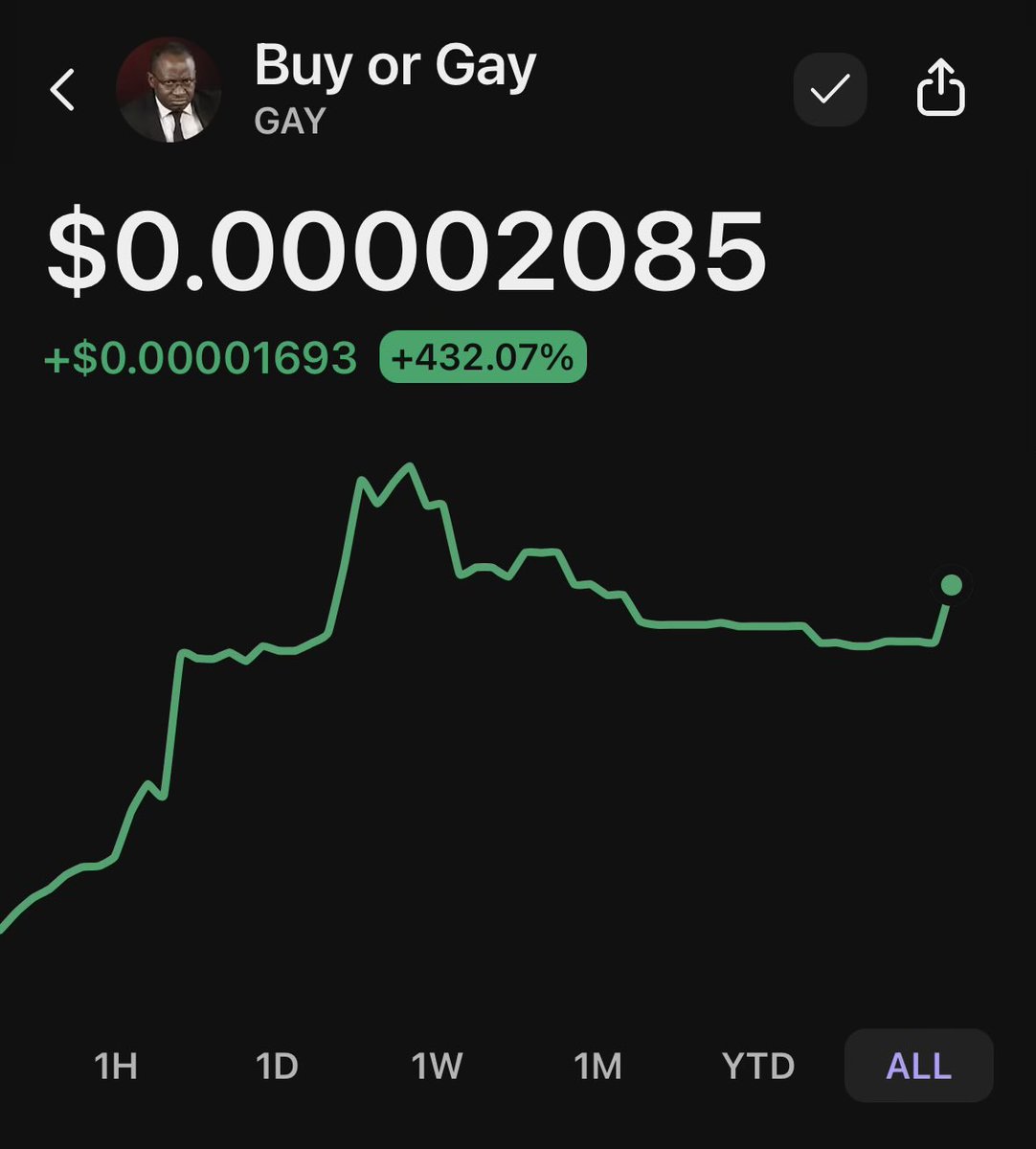 Buy Or Gay Coin tweet media