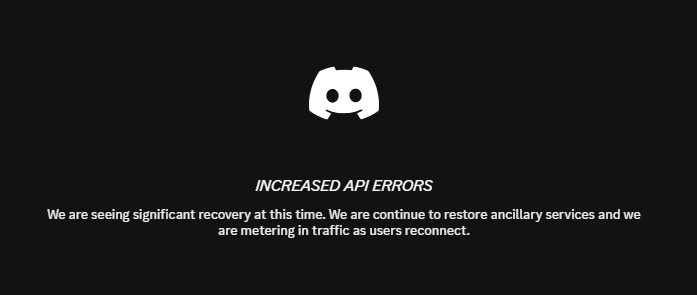 @discord_support Hello Discord support, I get this message every time I ...