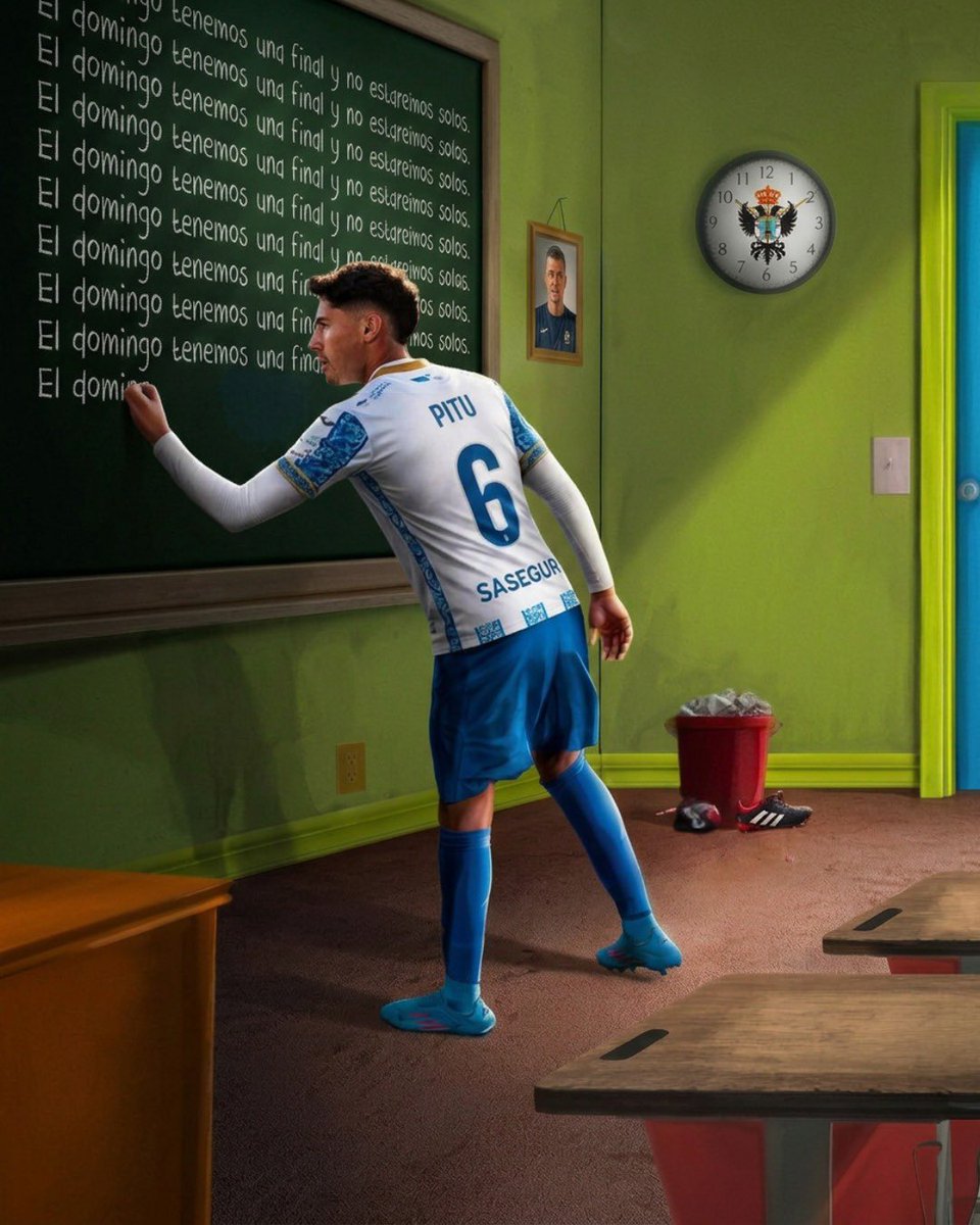 CFTalavera's tweet photo. Vamos a 𝗹𝘂𝗰𝗵𝗮𝗿 por seguir en el lugar que merecemos 💪🏻💙

#OsasunaTalavera https://t.co/n2Rqjk2sC2