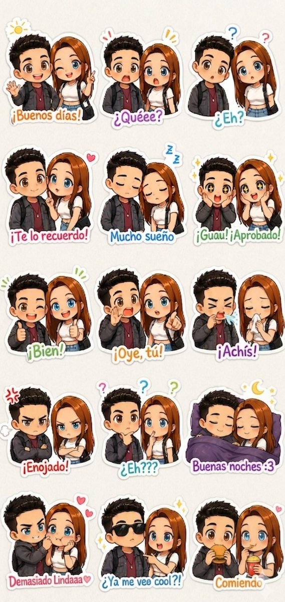 Ya que el fandom desperto hice estos stickers con IA personalizados del dia que Micaela y yo nos conocimos mutualmente y de la última vez que nos vimos con su icónico cambio de look. 

<a href="/MicaSuarez12/">Mica Suarez</a>