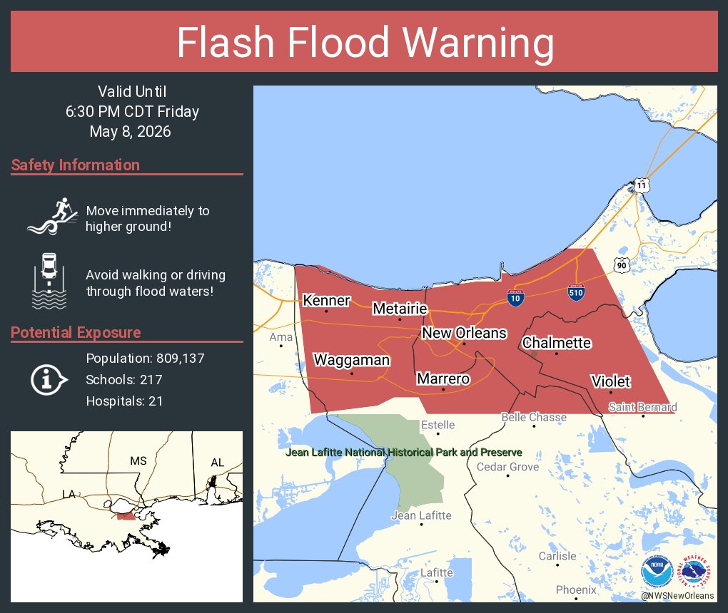 NWS New Orleans tweet media