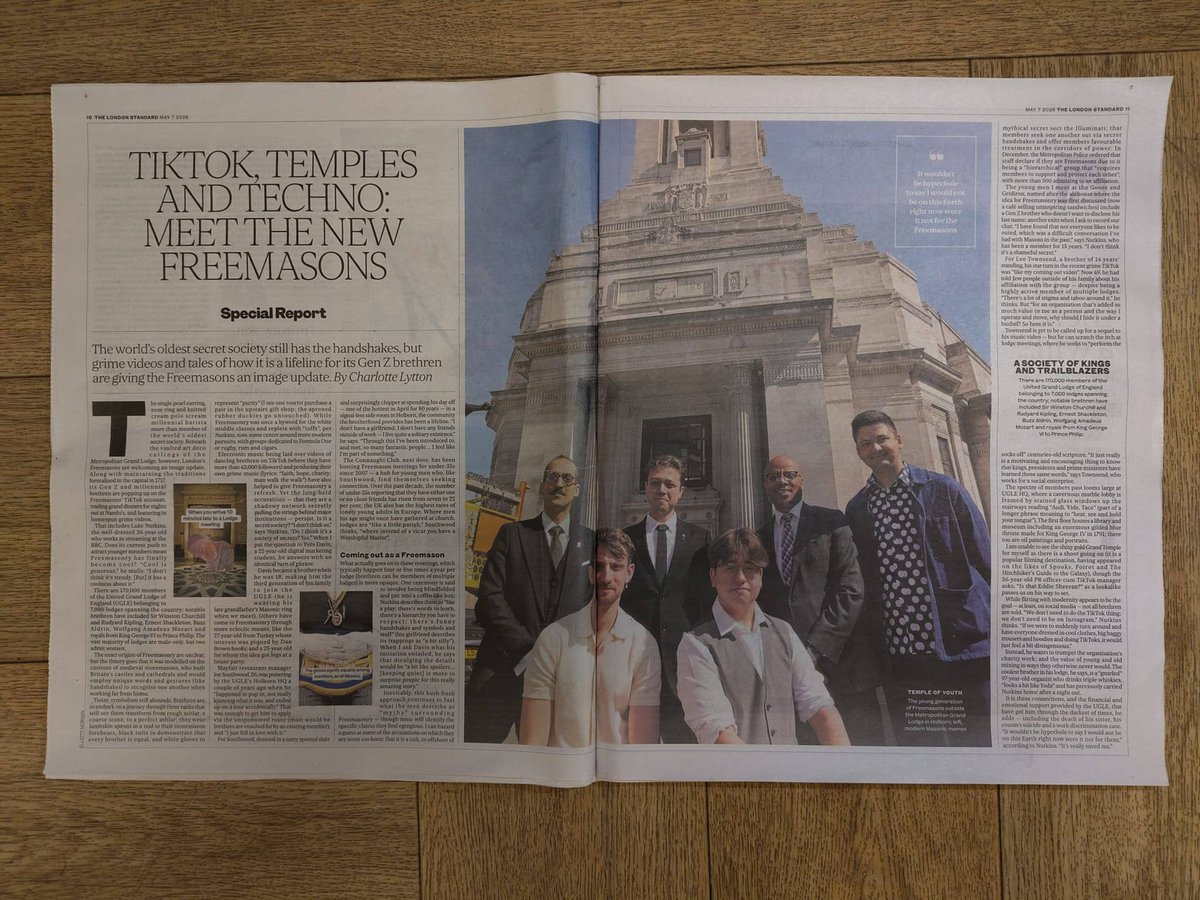 United Grand Lodge of England tweet media