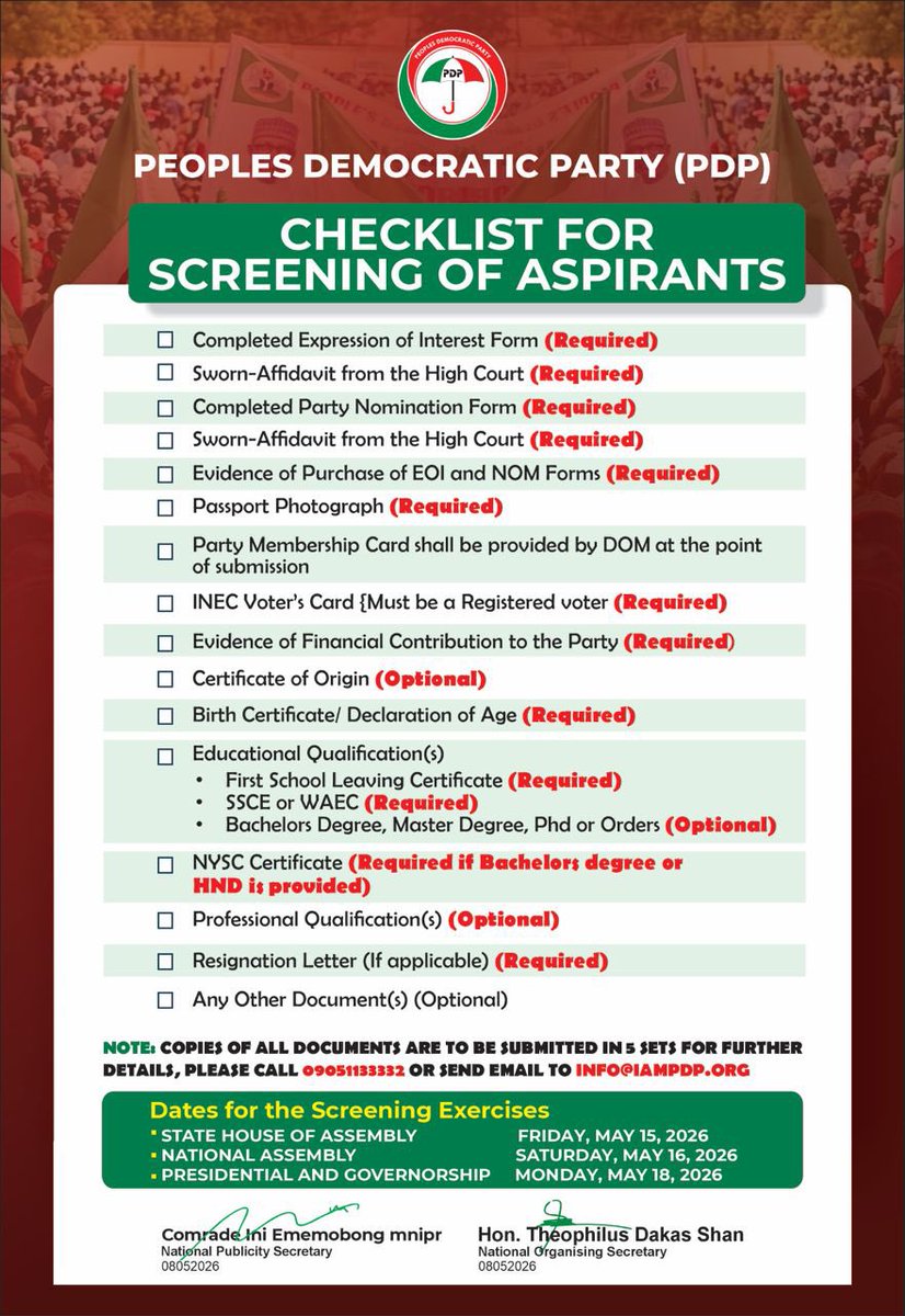 Official PDP Nigeria tweet media