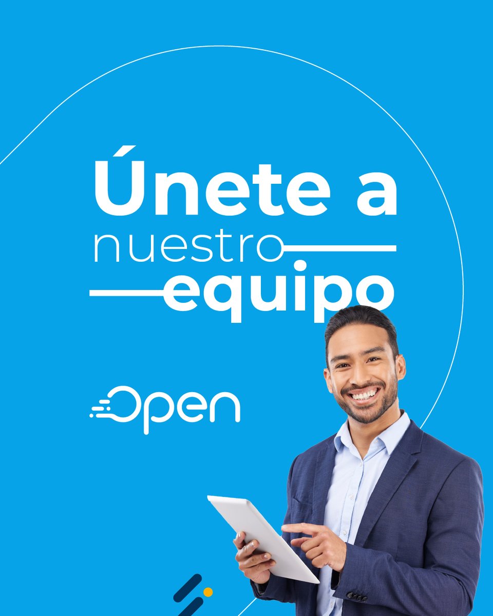 OpenIntlco's tweet photo. ✨ El primer paso profesional también puede ser el inicio de una gran historia.🚀

En Open estamos buscando practicantes con ganas de aprender, crecer y aportar desde el primer día.

Comparte esta oportunidad: jobs@openintl.com https://t.co/bxH9JNEOof