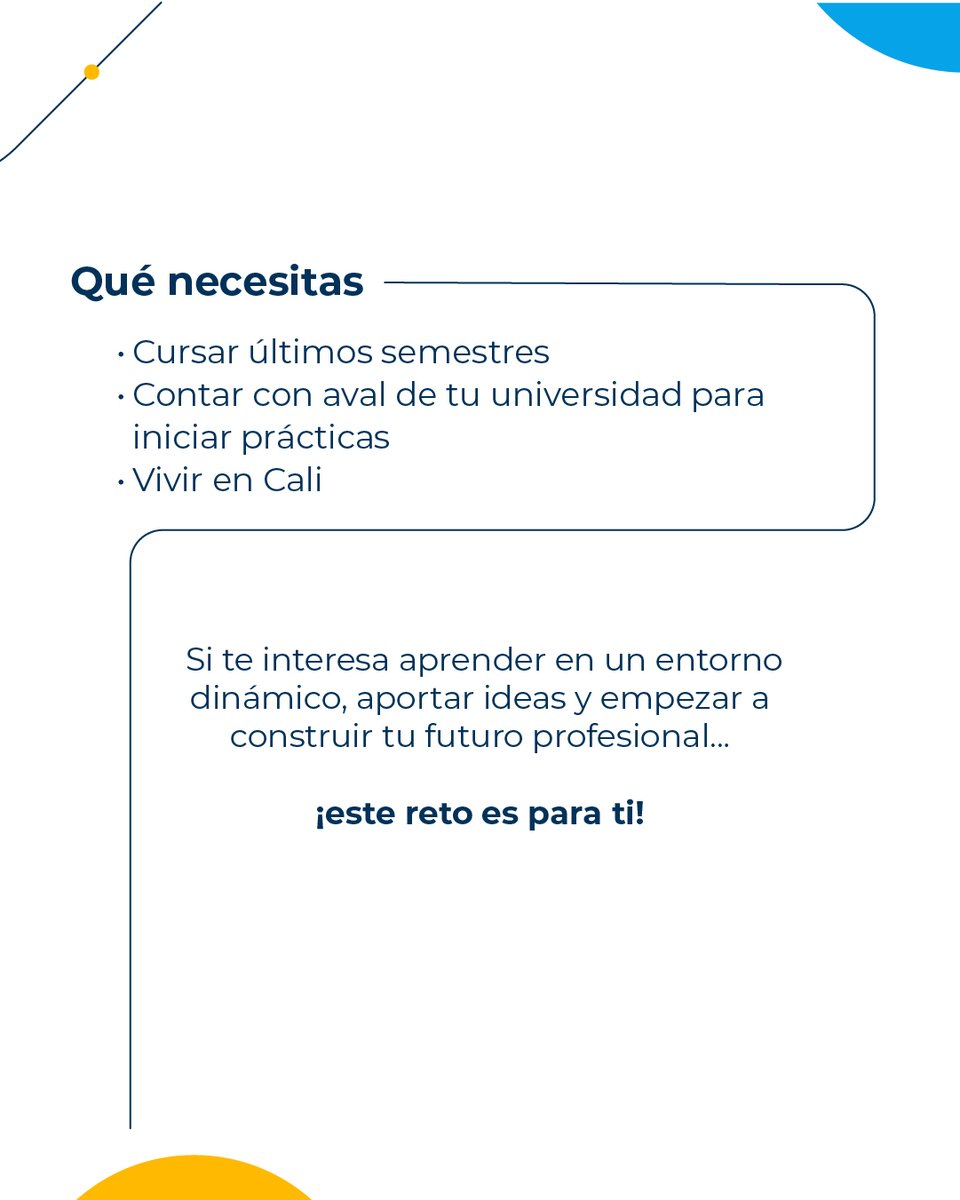OpenIntlco's tweet photo. ✨ El primer paso profesional también puede ser el inicio de una gran historia.🚀

En Open estamos buscando practicantes con ganas de aprender, crecer y aportar desde el primer día.

Comparte esta oportunidad: jobs@openintl.com https://t.co/bxH9JNEOof