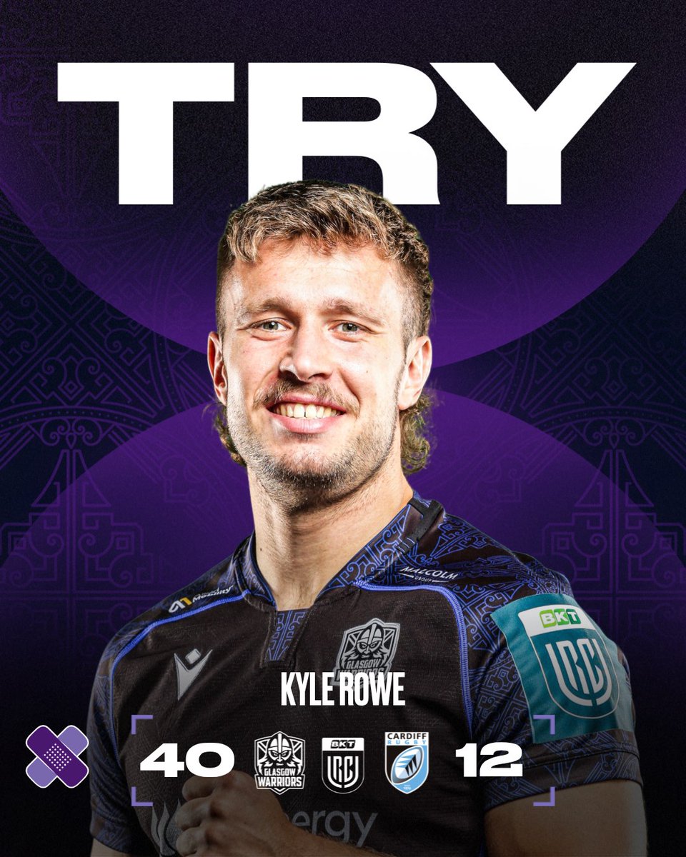 GlasgowWarriors's tweet photo. 74'| TRY GLASGOW! 

Sione with the offload to Kyle Rowe who runs in to under the posts for Glasgow! 

Ollie Smith off the tee! 

Follow along live 📲https://t.co/PV93kPl3fB
Donate here 👉 https://t.co/EWXGFXZ6jt

⚔️🛡️40-12 🔵 https://t.co/pvykvBaCLX