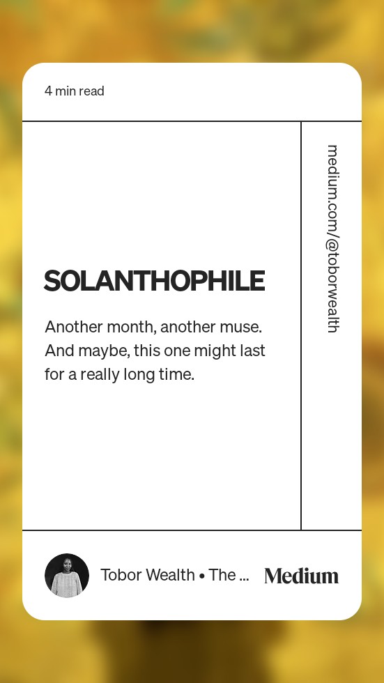 Digital_Tee18's tweet photo. It's been months since I shared a piece of my heart so extensively.

SOLANTHOPHILE tells a bit of my story in past, present and future perspectives. 

Here's a link to read and share your thoughts. And maybe, you just might love my kind of writing. 

https://t.co/WRH3zBtCtw https://t.co/0qkFHpu1cL