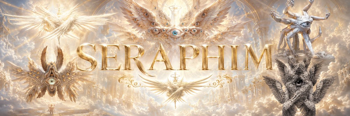 eth_taco's tweet photo. Banner is ready to go,

Dex is on me. This narrative is worth MILLIONs. 

The $Seraphim are the highest-ranking Angels.

Angels happen to be Aliens as secretly hinted today by @realDonaldTrump https://t.co/B3r1WyDrww