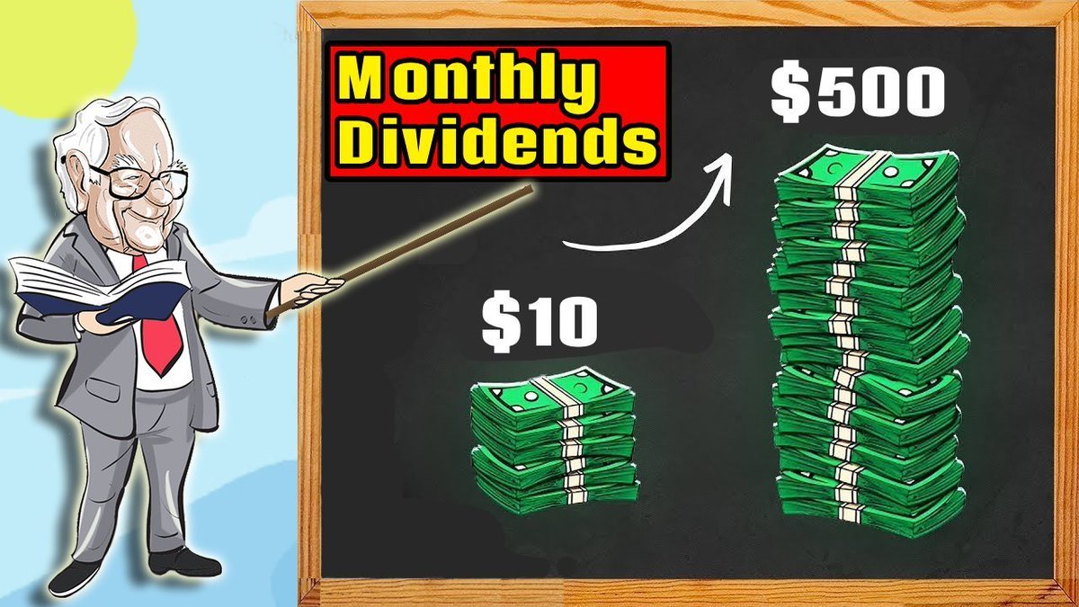 dividendology's tweet photo. How to make $500 a month in dividends from $10,000: (Thread) 👇 https://t.co/xiTI8Wpuxo