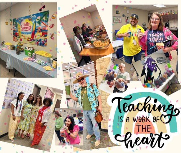 Fulshear_HS's tweet photo. Lesson of the week: our teachers deserve ALL the appreciation. Happy Teacher Appreciation Week! 🌻
☑️Breakfast tacos
☑️Fajita lunch
☑️Popcorn bar
☑️ Deli lunch
☑️Burrito bowl lunch
Thank a teacher today! 😍
Special thanks to our culinary students and @HTeaO! https://t.co/fcubF6Lkts