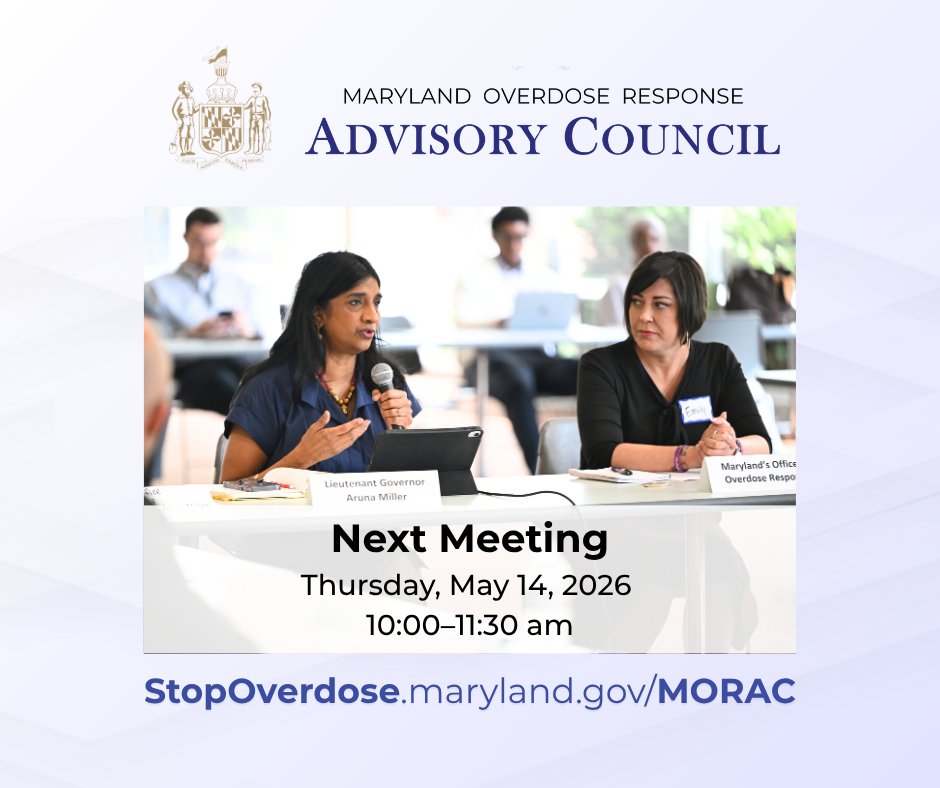 Maryland's Office of Overdose Response tweet media