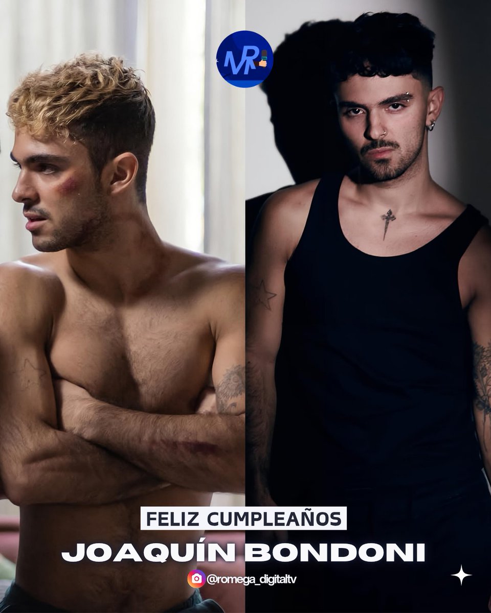 ¡Feliz cumpleaños, Joaquin Bondoni! 🥳

#JoaquínBondoni celebra su cumpleaños 23,​ es un actor mexicano, conocido por interpretar el papel de Cuauhtémoc "Temo" López en #MiMaridoTieneMásFamilia y #JuntosElCorazónNuncaSeEquivoca.

En 2023 participó como protagonista de