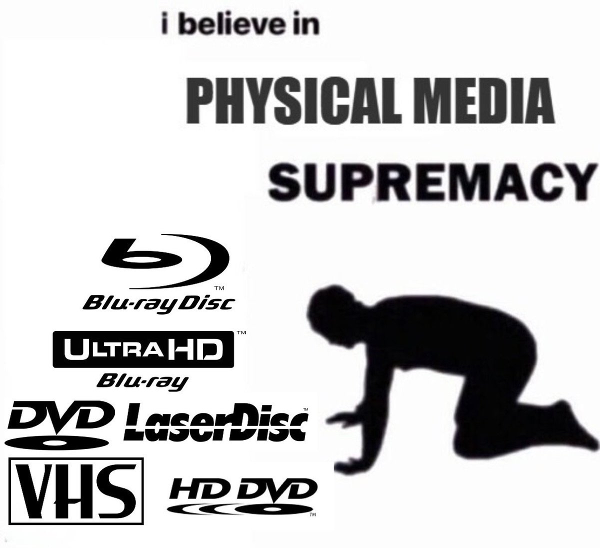 Physical media and nothing else
