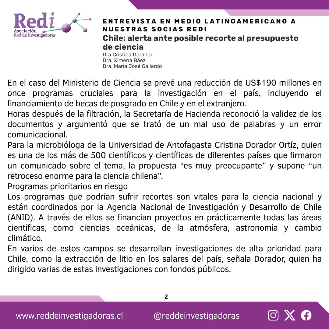 Asociación Red de Investigadoras tweet media