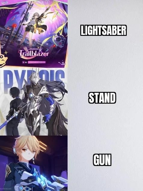 Hoyo MC's and their recent power ups

#HonkaiStarRail #ZenlessZoneZero #GenshinImpact
