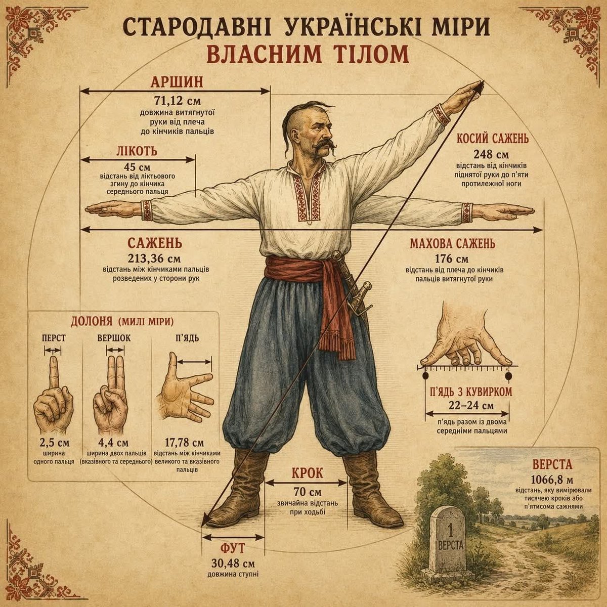 Probubnist's tweet photo. Украинцы изобрели меры длины https://t.co/PF0eHOjfLj