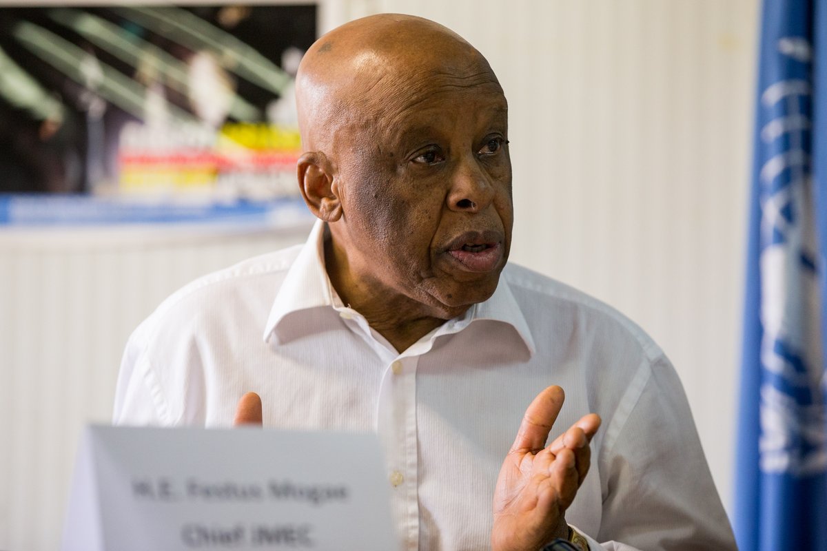 RJMECsouthsudan's tweet photo. @RJMECsouthsudan  mourns the passing of its first Chairperson, His Excellency President Festus Gontebanye Mogae https://t.co/kRFtUyfyxt